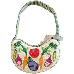 Handcrafted in India Vegetable Beaded Shoulder Bag Viral TikTok New